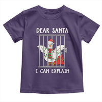 Funny Christmas Goose Toddler T Shirt Dear Santa I Can Explain Xmas Meme - Wonder Print Shop