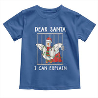 Funny Christmas Goose Toddler T Shirt Dear Santa I Can Explain Xmas Meme - Wonder Print Shop