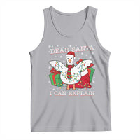Funny Christmas Goose Tank Top Dear Santa I Can Explain Cute Xmas Meme - Wonder Print Shop
