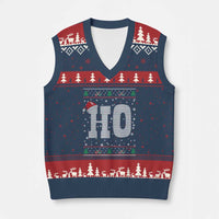 Where's My Ho At Matching Ugly Xmas V-Neck Knit Sweater Vest Ho Funny Couples - Wonder Print Shop