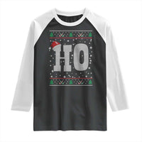 Where's My Ho At Matching Ugly Christmas Raglan Shirt Ho Funny Couples - Wonder Print Shop