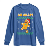 Gingerbread Man Oh Snap Christmas Long Sleeve Shirt