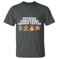 Official Christmas Cookie Tester T Shirt Taster Baking Crew Sibling Matching - Wonder Print Shop