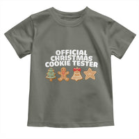 Official Christmas Cookie Tester Toddler T Shirt Taster Baking Crew Sibling Matching - Wonder Print Shop