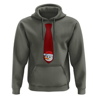 Funny Christmas Hoodie Tie With Snowman For Family Matching Ugly Gift