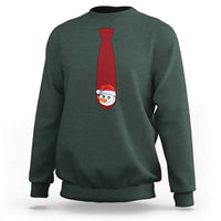Funny Christmas Sweatshirt Tie With Snowman For Family Matching Ugly Gift - Wonder Print Shop