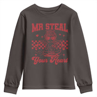 Mr Steal Your Heart Youth Sweatshirt Cute Cupid Youth Boys Baby Boy Valentine Toddler