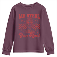 Mr Steal Your Heart Youth Sweatshirt Cute Cupid Youth Boys Baby Boy Valentine Toddler