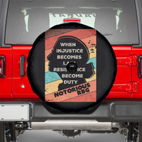 When Injustice Becomes Law Resistance Becomes Duty Spare Tire Cover Political Protest Feminist RGB - Wonder Print Shop