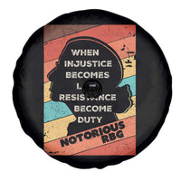 When Injustice Becomes Law Resistance Becomes Duty Spare Tire Cover Political Protest Feminist RGB - Wonder Print Shop