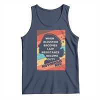 When Injustice Becomes Law Resistance Becomes Duty Tank Top Political Protest Feminist RGB - Wonder Print Shop