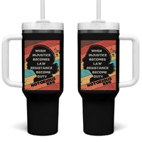 When Injustice Becomes Law Resistance Becomes Duty Tumbler With Handle Political Protest Feminist RGB - Wonder Print Shop