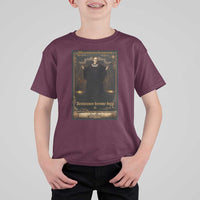 Tarot Card RBG T Shirt For Kid When Injustice Becomes Law Resistance Becomes Duty - Wonder Print Shop