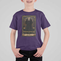 Tarot Card RBG T Shirt For Kid When Injustice Becomes Law Resistance Becomes Duty - Wonder Print Shop