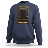 Tarot Card RBG Sweatshirt When Injustice Becomes Law Resistance Becomes Duty - Wonder Print Shop
