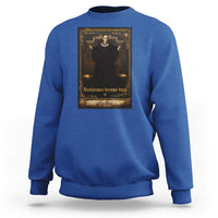 Tarot Card RBG Sweatshirt When Injustice Becomes Law Resistance Becomes Duty - Wonder Print Shop