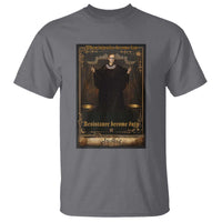Tarot Card RBG T Shirt When Injustice Becomes Law Resistance Becomes Duty - Wonder Print Shop