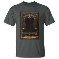 Tarot Card RBG T Shirt When Injustice Becomes Law Resistance Becomes Duty - Wonder Print Shop