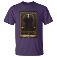 Tarot Card RBG T Shirt When Injustice Becomes Law Resistance Becomes Duty - Wonder Print Shop