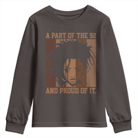 92 Percent Black Woman Power Youth Sweatshirt A Part Of The 92% And Proud Of It