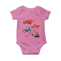 Excavator Construction Baby Onesie Car Tractor Truck Lovers - Wonder Print Shop