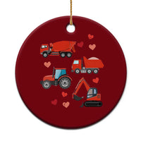 Excavator Construction Ceramic Ornament Car Tractor Truck Lovers - Wonder Print Shop