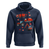 Excavator Construction Hoodie Car Tractor Truck Lovers - Wonder Print Shop