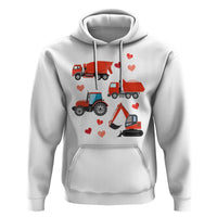 Excavator Construction Hoodie Car Tractor Truck Lovers - Wonder Print Shop