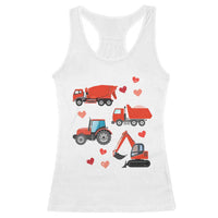 Excavator Construction Racerback Tank Top Car Tractor Truck Lovers - Wonder Print Shop