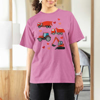 Excavator Construction T Shirt For Women Car Tractor Truck Lovers - Wonder Print Shop