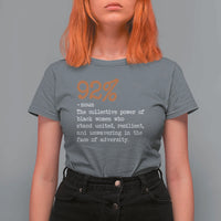 92 Percent Black Woman Power T Shirt For Women The 92% African American Melanin Girls