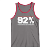 92 Percent Black Woman Power Tank Top 92% Our Unity Is Our Strength