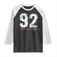 The 92% Black Women Power Raglan Shirt Black History Month - Wonder Print Shop