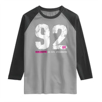 The 92% Black Women Power Raglan Shirt Black History Month - Wonder Print Shop