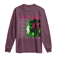 The 92% Black Women Power Long Sleeve Shirt For Us Only 92% We Are Done