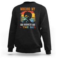 92 Percent Melanin African Women Sweatshirt Minding My Black Woman Business: The 92%