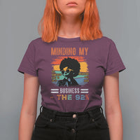 92 Percent Melanin African Women T Shirt For Women Minding My Black Woman Business: The 92%