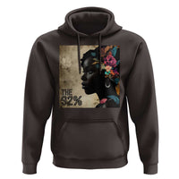 The 92% Black Women Power Hoodie 92 Percent Floral Melanin Girls