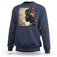 The 92% Black Women Power Sweatshirt 92 Percent Floral Melanin Girls