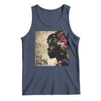 The 92% Black Women Power Tank Top 92 Percent Floral Melanin Girls