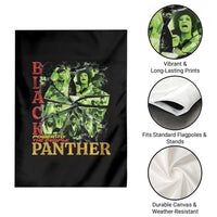Vintage Black Panther Party Garden Flag Newton Seale Shakur Black History Month Juneteenth - Wonder Print Shop