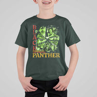 Vintage Black Panther Party T Shirt For Kid Newton Seale Shakur Black History Month Juneteenth - Wonder Print Shop