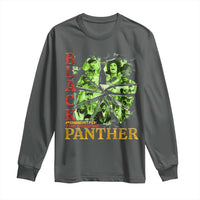 Vintage Black Panther Party Long Sleeve Shirt Newton Seale Shakur Black History Month Juneteenth - Wonder Print Shop