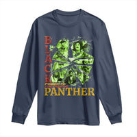 Vintage Black Panther Party Long Sleeve Shirt Newton Seale Shakur Black History Month Juneteenth - Wonder Print Shop