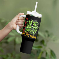 Vintage Black Panther Party Tumbler With Handle Newton Seale Shakur Black History Month Juneteenth - Wonder Print Shop
