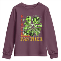 Vintage Black Panther Party Youth Sweatshirt Newton Seale Shakur Black History Month Juneteenth - Wonder Print Shop