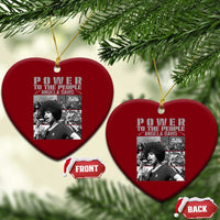 Power To The People Ceramic Ornament Black History Angela Davis Black Panther Party - Wonder Print Shop