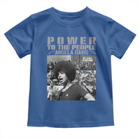Power To The People Toddler T Shirt Black History Angela Davis Black Panther Party - Wonder Print Shop