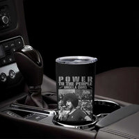 Power To The People Tumbler Cup Black History Angela Davis Black Panther Party - Wonder Print Shop