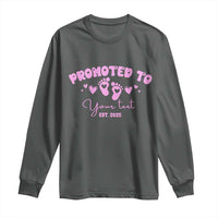 Personalized Gender Reveal Long Sleeve Shirt Custom Text Baby Girl Reveal Pink Family Matching